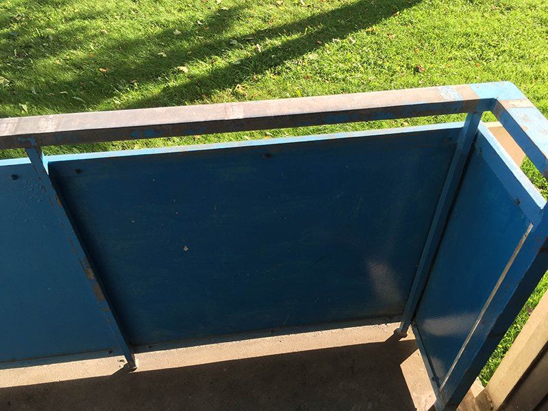 Von Malerbetrieb Garms lackiertes Geländer