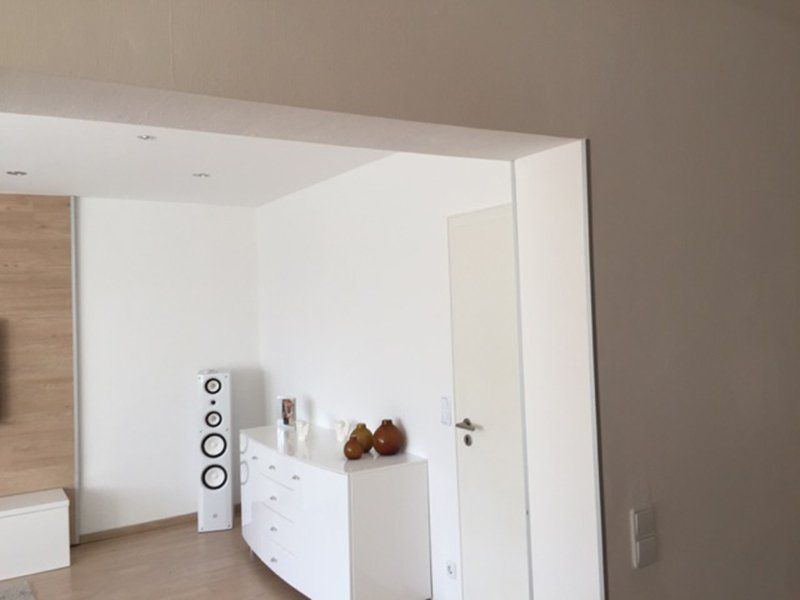 Von Malerbetrieb Garms gebaute Wände in Wohnzimmer