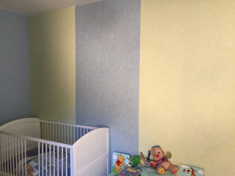 Von Malerbetrieb Garms tapeziertes Kinderzimmer
