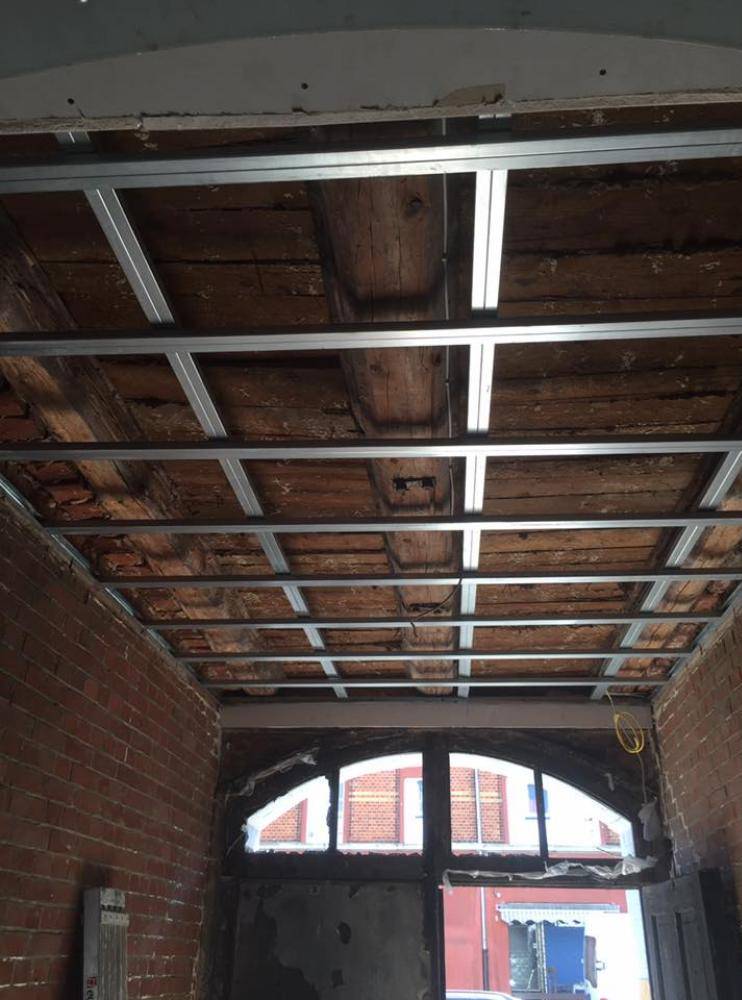 Von Malerbetrieb Garms installierte Decke