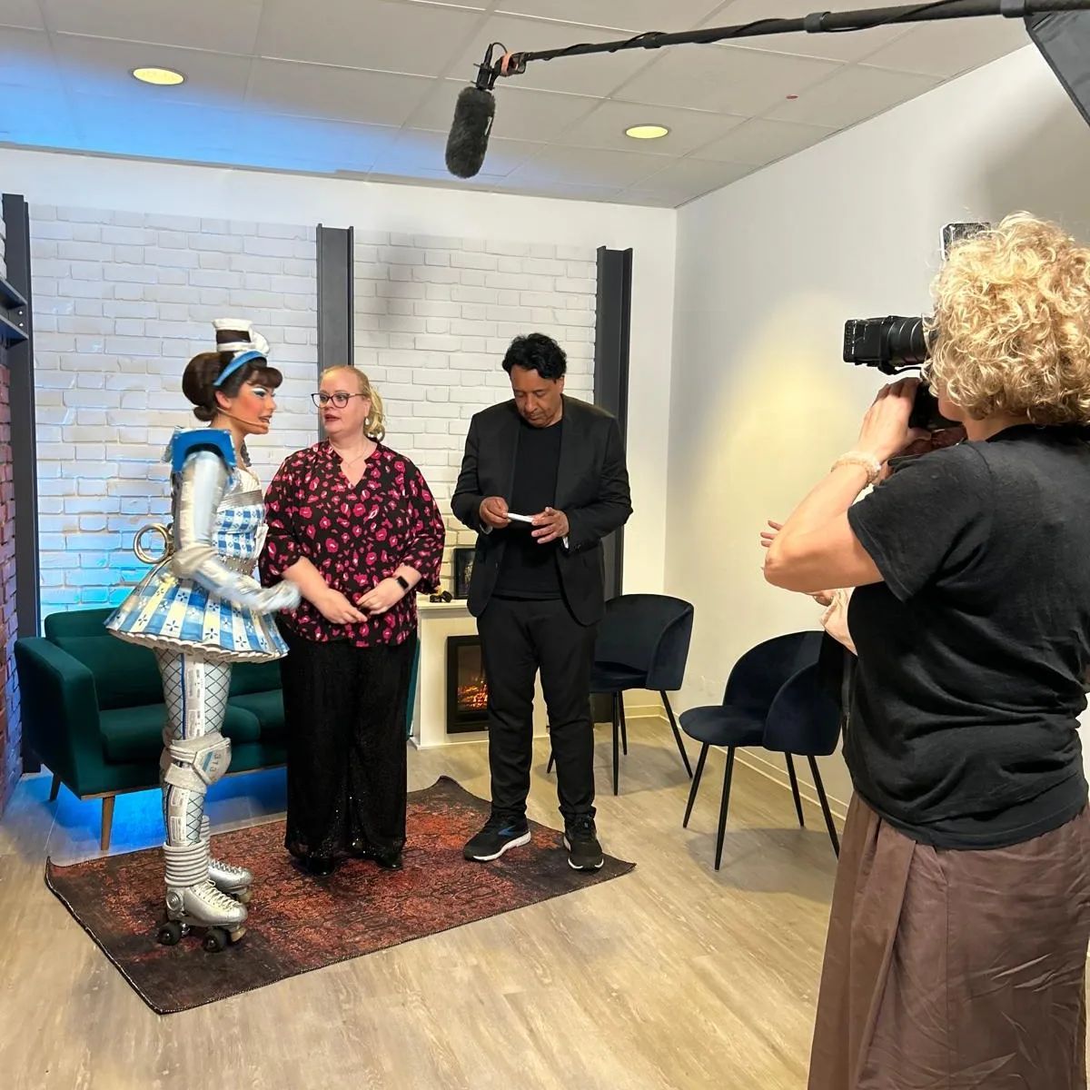 Meike Pöther zusammen mit 