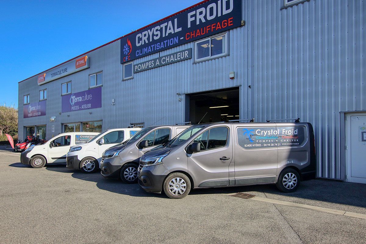 Devanture de l'entreprise Crystal Froid