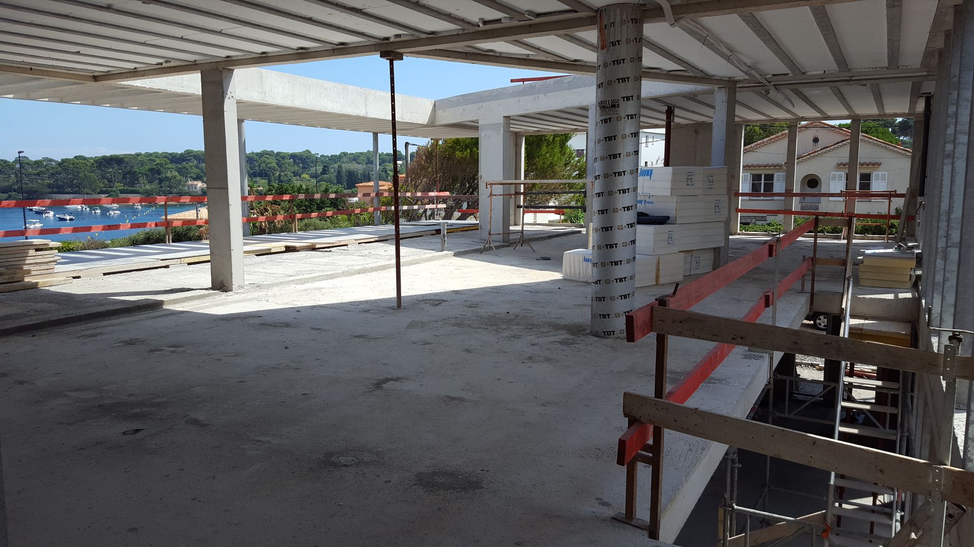 Un chantier de villa