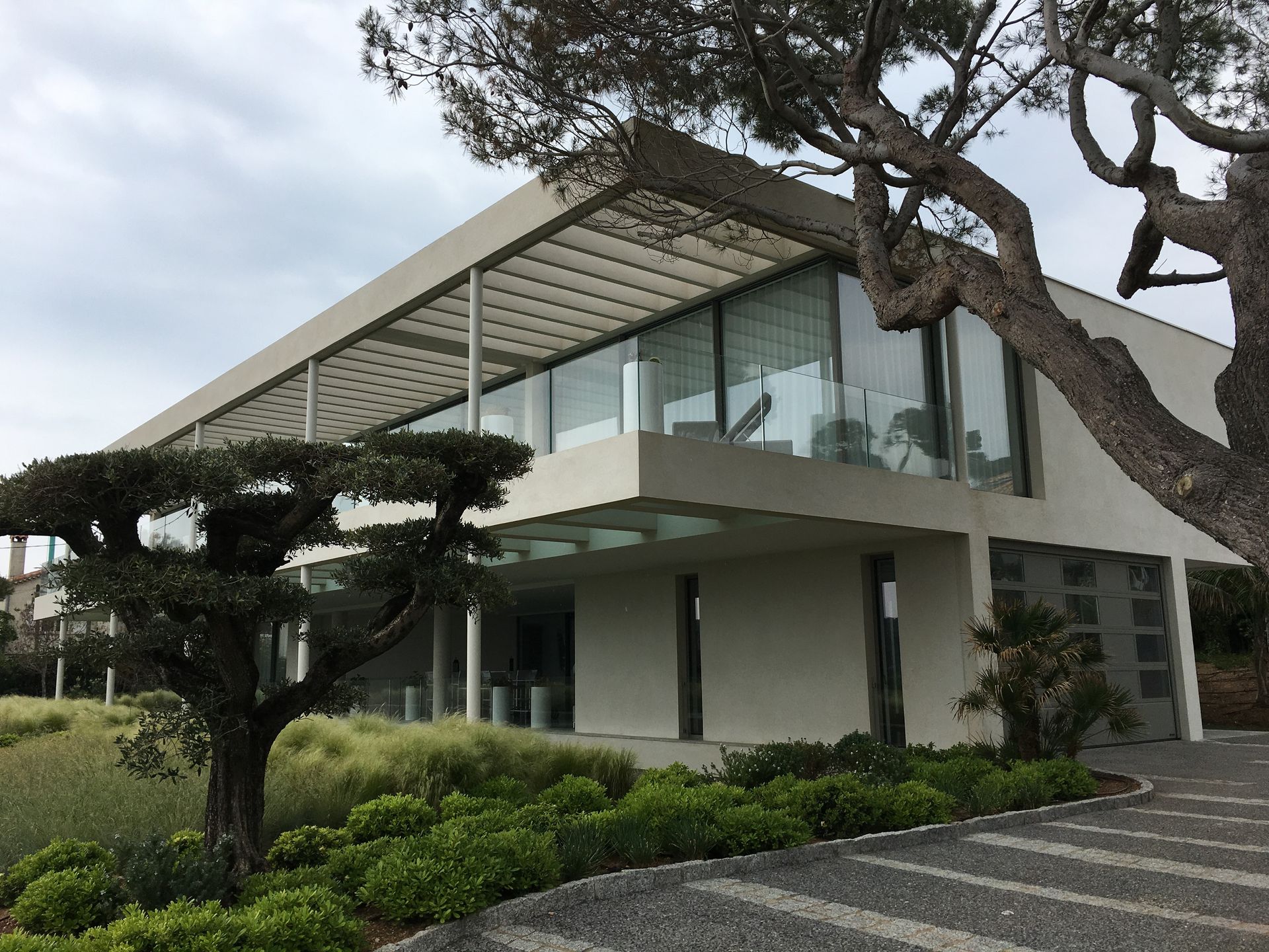 Un extérieur de villa