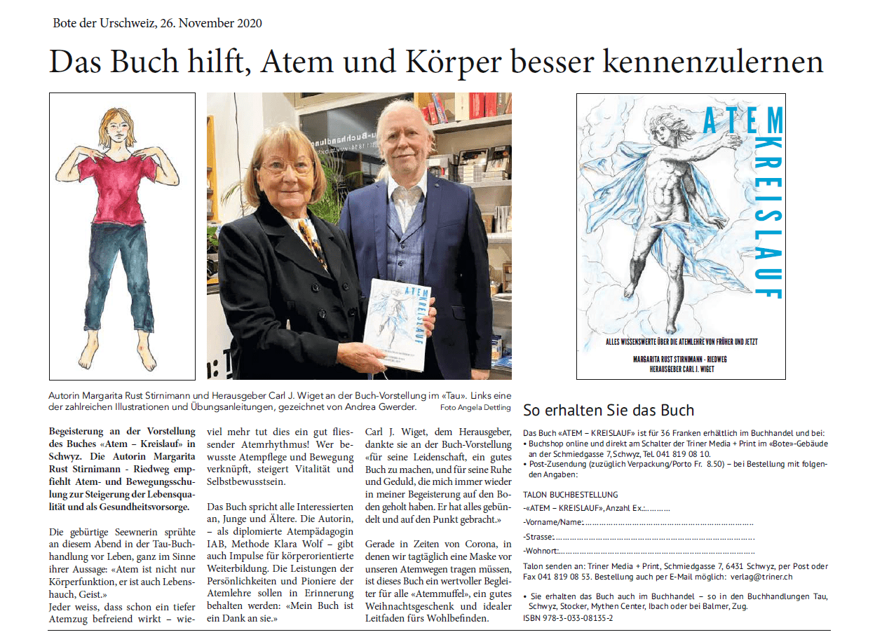 Buch Atem Kreislauf - Margarita Rust Stirnimann