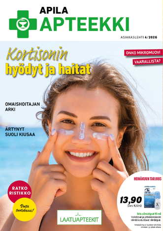 Heinä-ja elokuun Laatuapteekit lehti