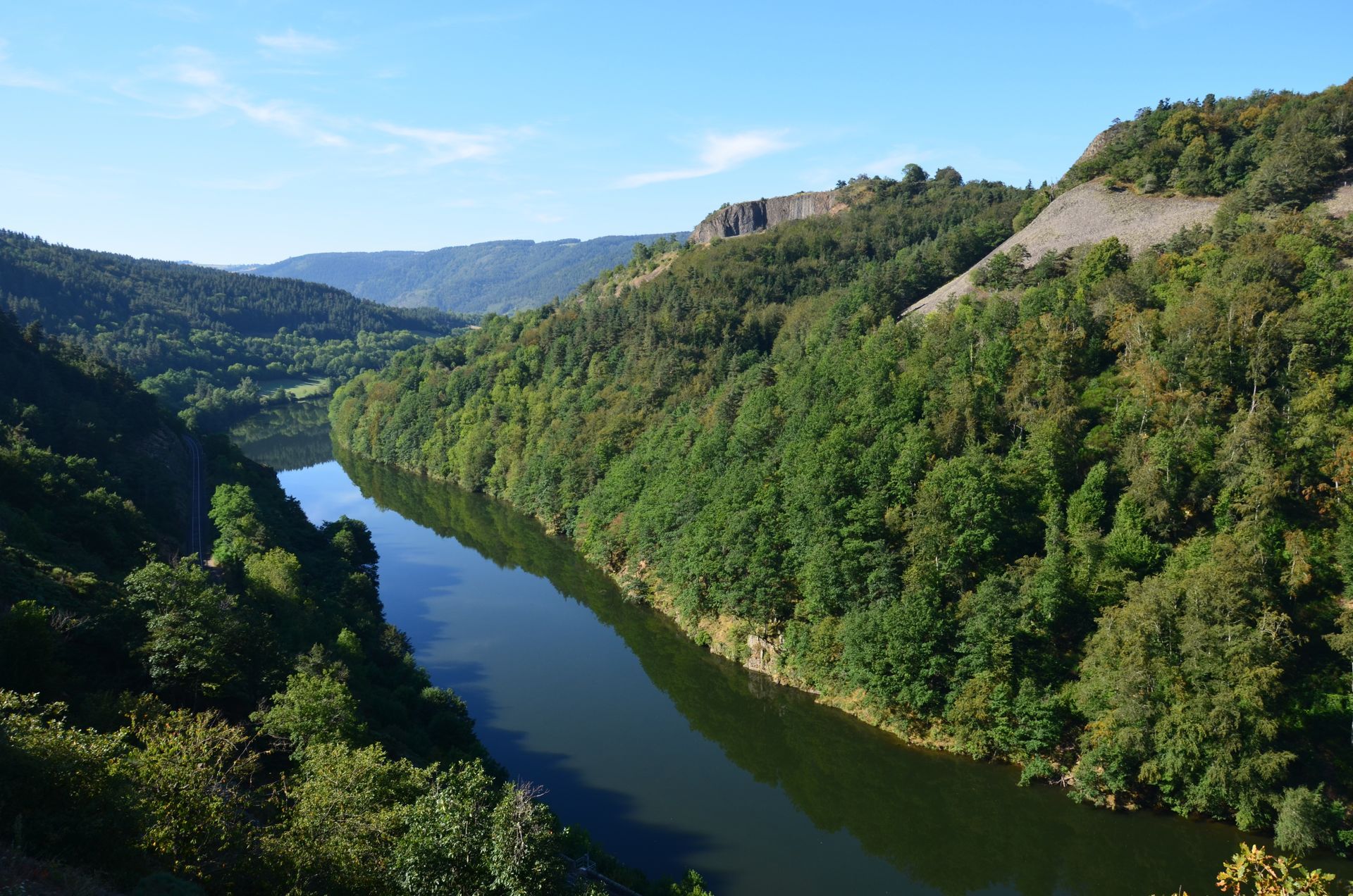 Gorges de l'Allier en Auvergne.