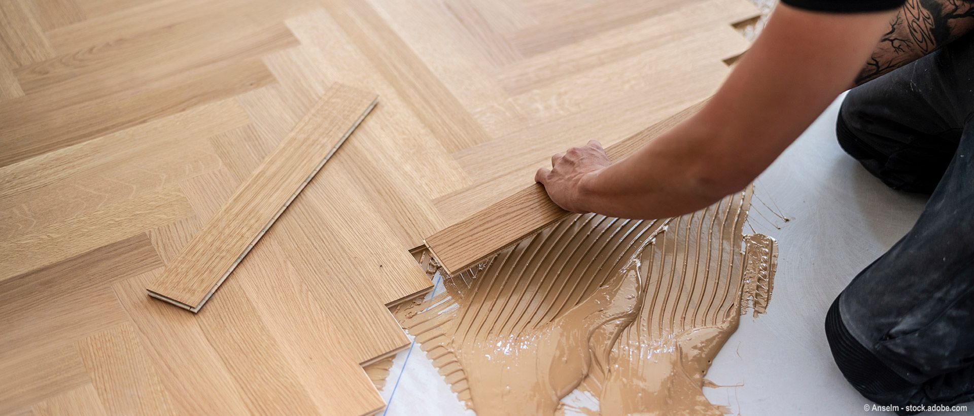 Verlegen von Parkett