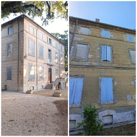 Rénovation extérieure d'une bâtisse