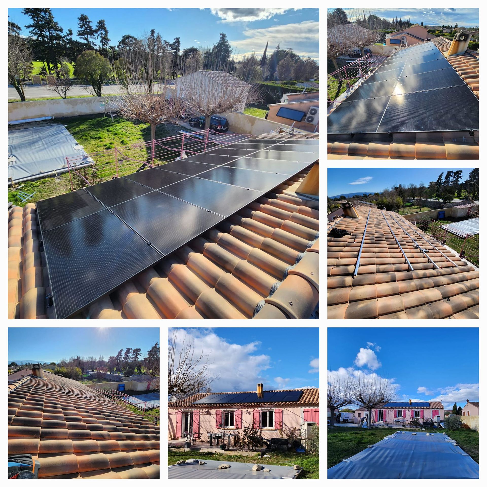 Installation panneaux photovoltaïques en DUALSUN