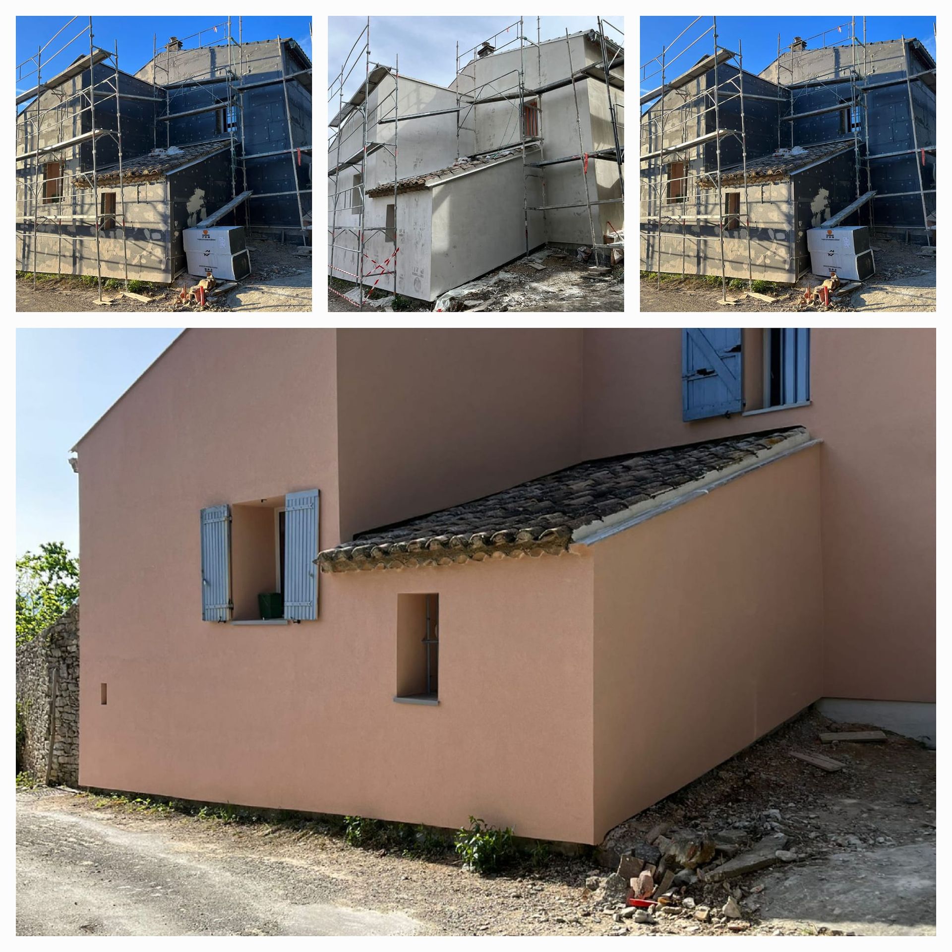 Isolation des murs par l'extérieur