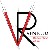 Logo avec baseline de l'entreprise Ventoux Rénovation