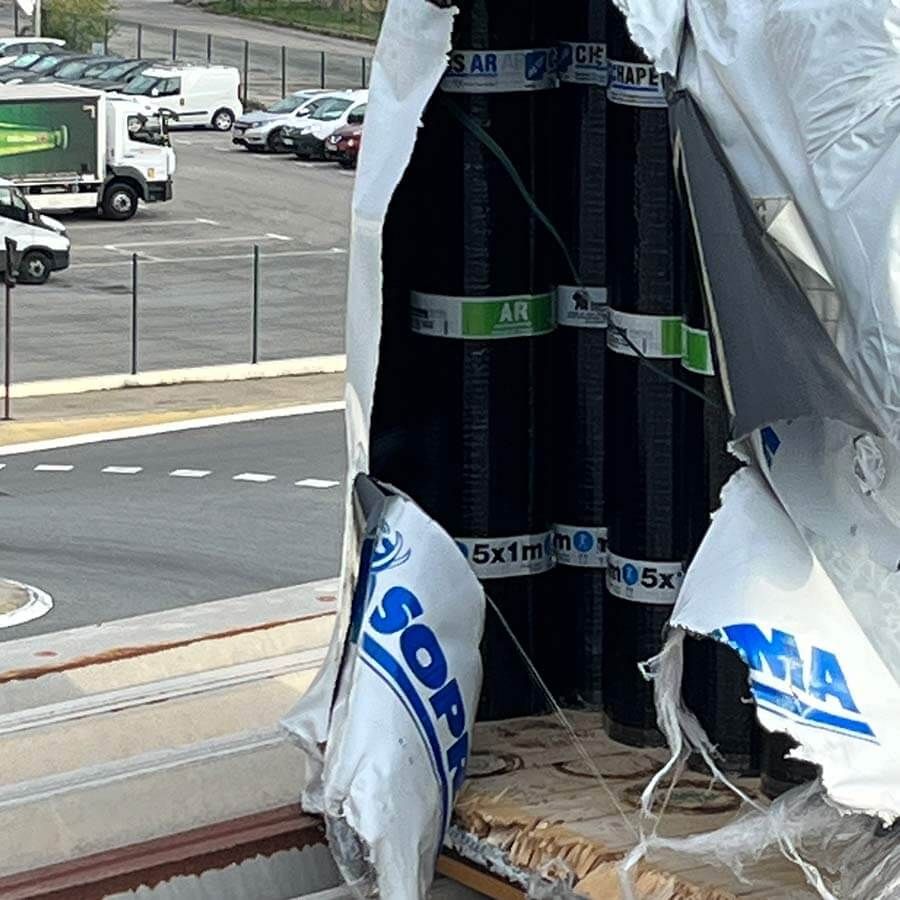 rouleaux de revêtement pour toiture