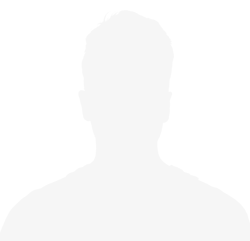 Generische graue Silhouette eines Avatars auf weißem Hintergrund