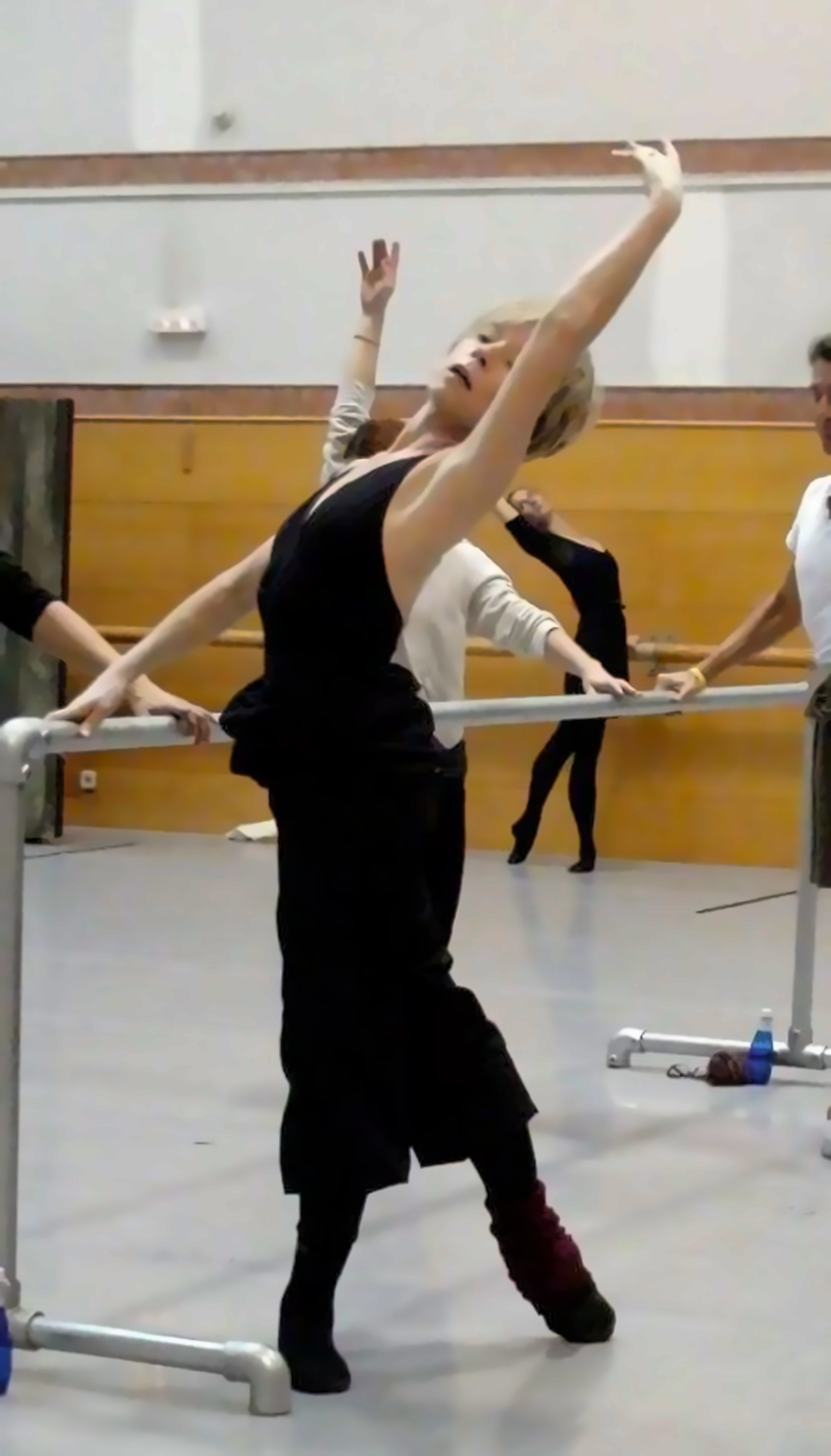 Almudena Lobón en la sede de la Compañía Nacional de Danza
