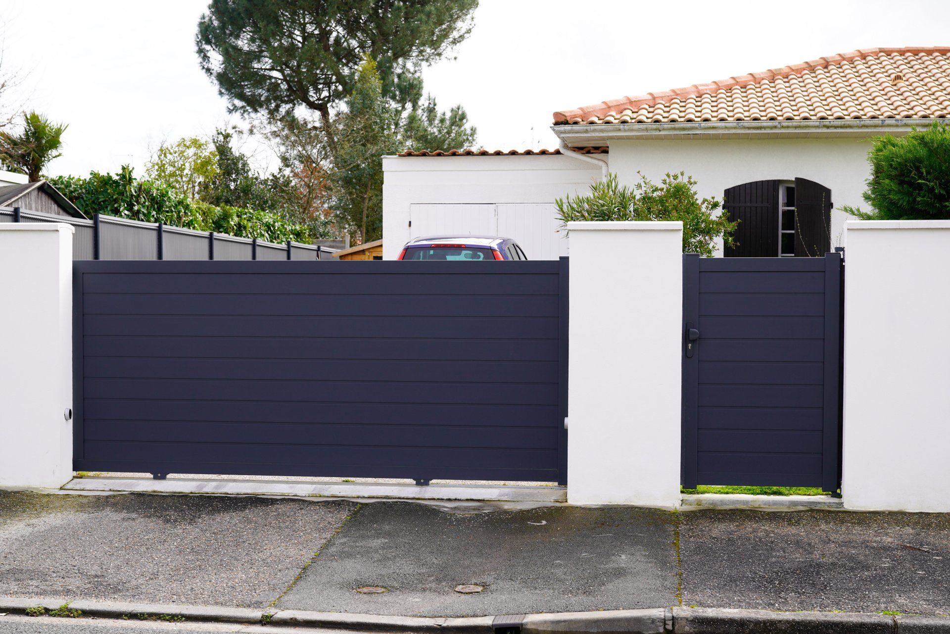 Portail et portillon en aluminium