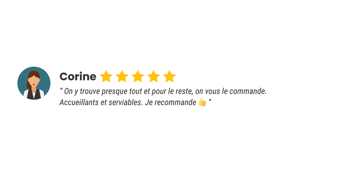 Avis de Corine : 