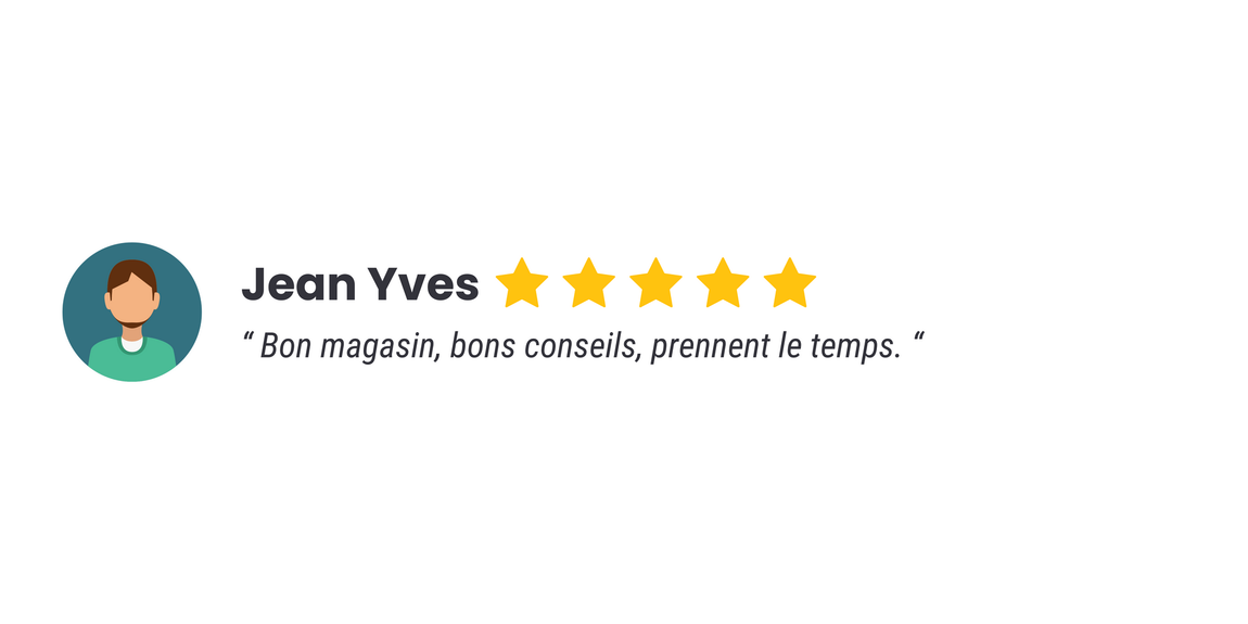 Avis de Jean Yves : 