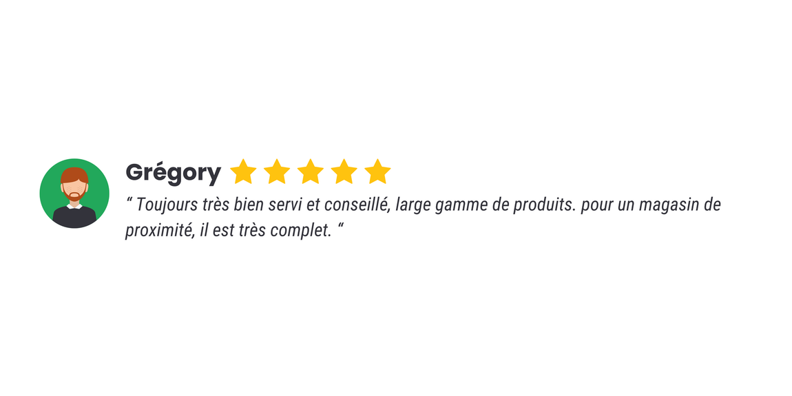 Avis de Grégory : 