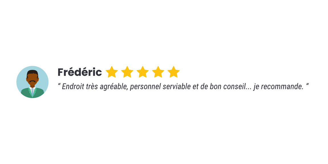 Avis de Frédéric : 