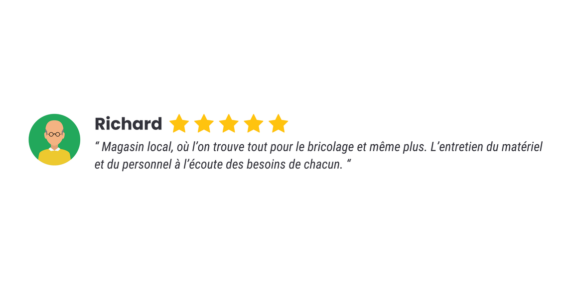 Avis de Richard : 