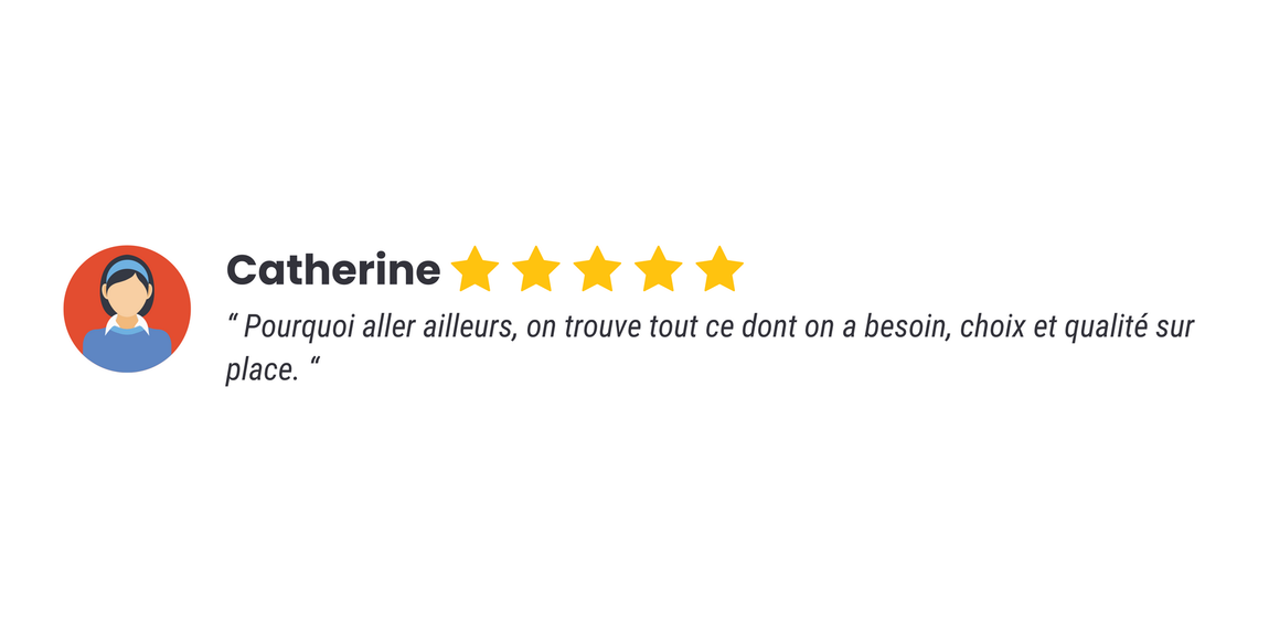 Avis de Catherine : 