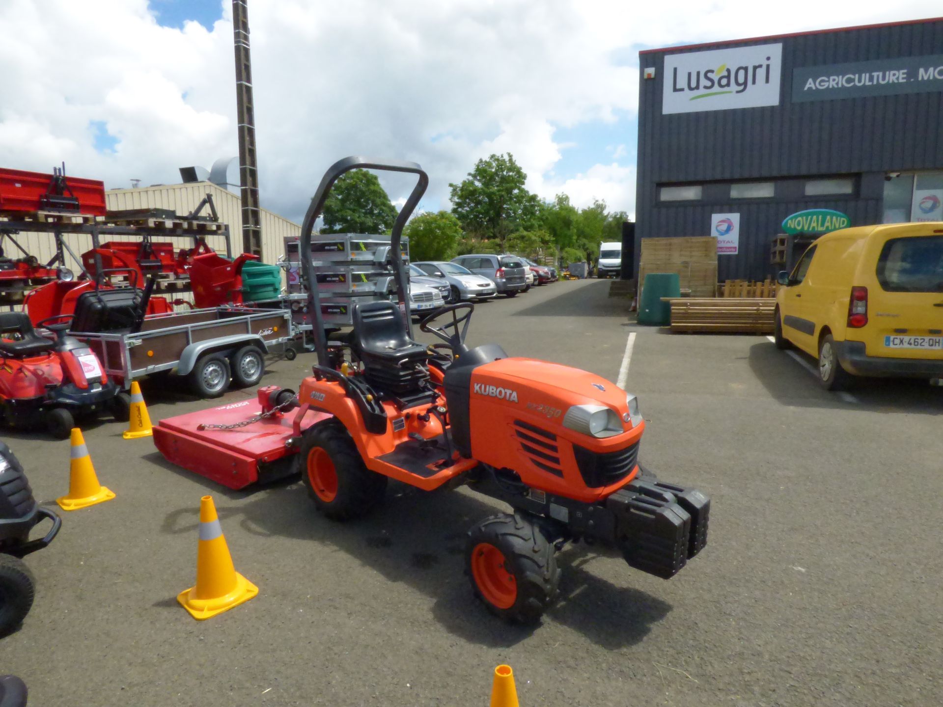 Microtracteur hydrostatique Kubota 23cv