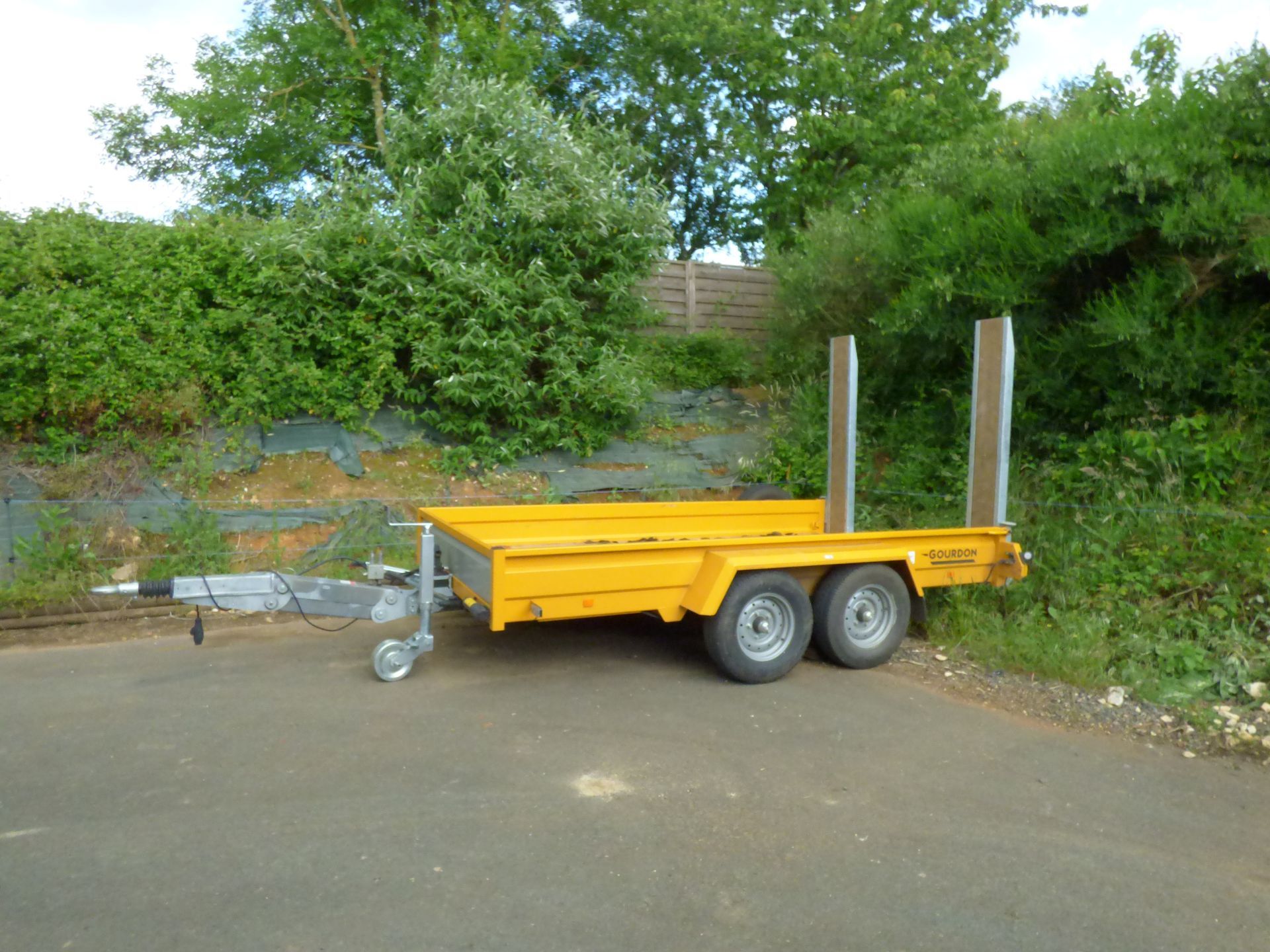 Remorque porte engin Gourdon 3.5T (pour pelle 2.7T)