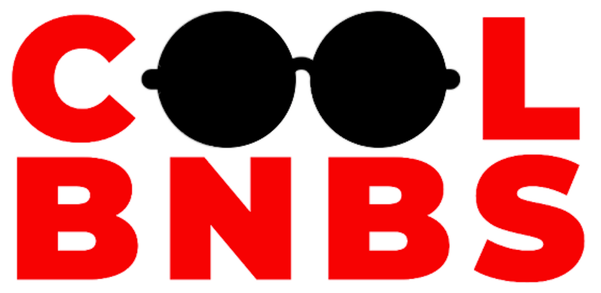 A red and black logo that says cool bnbs