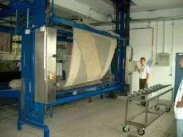 Übergabe zum Trockenturm Teppich