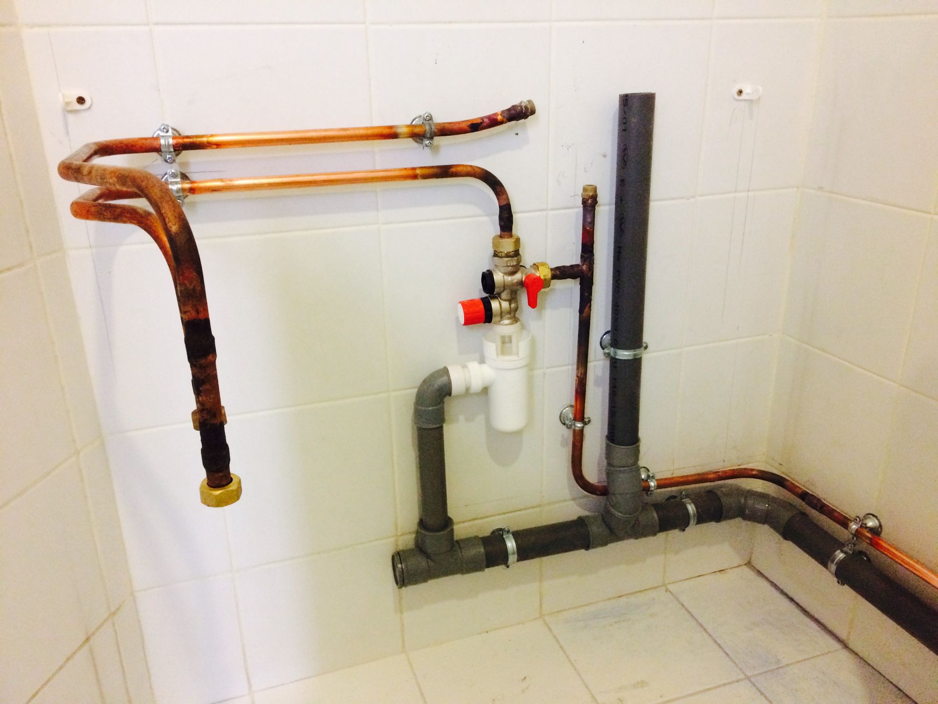 Des travaux de plomberie