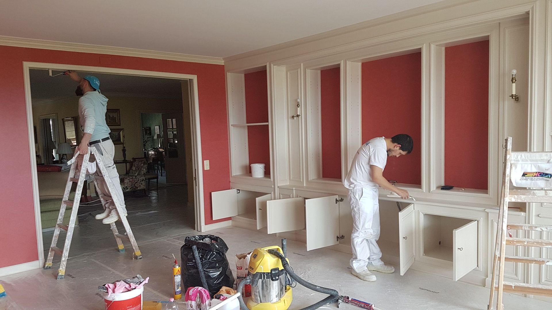 Aménagement et peinture d'une bibliothèque - EL PINTOR