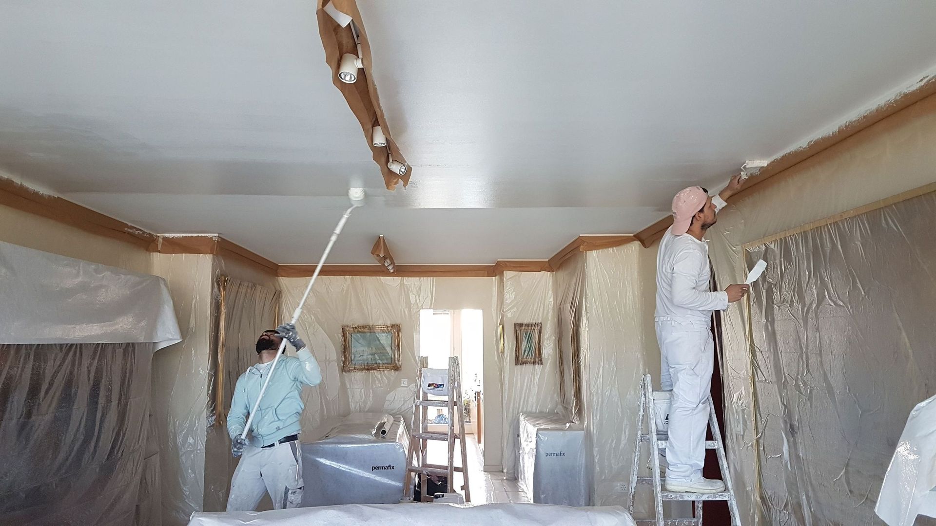 Rénovation plafond EL PINTOR Genève