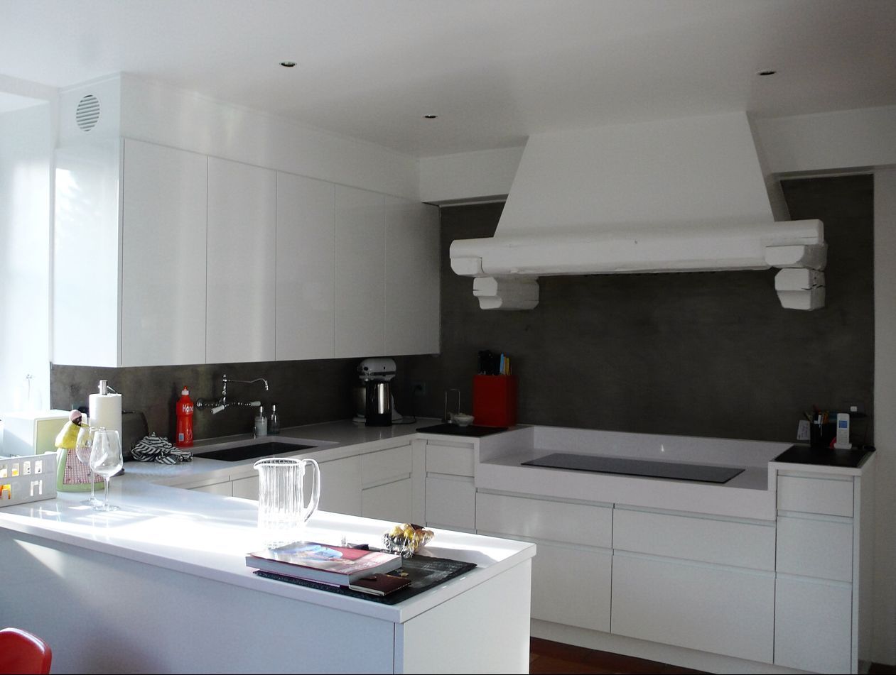 Rénovation d'une cuisine rustique en contemporaine - EL PINTOR