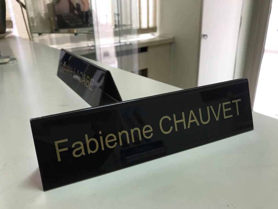 Plaque Fabienne Chauvet