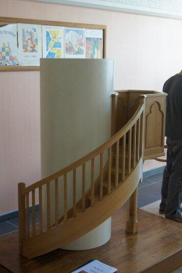 Escalier en colimaçon en bois