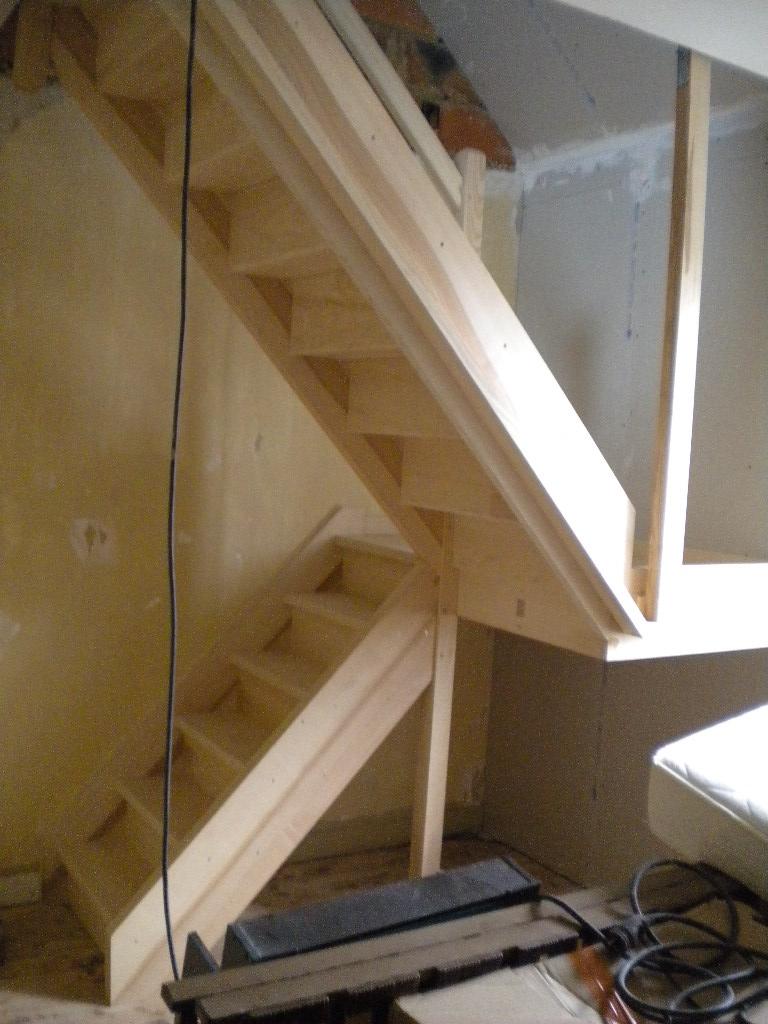 Escalier quart tournant