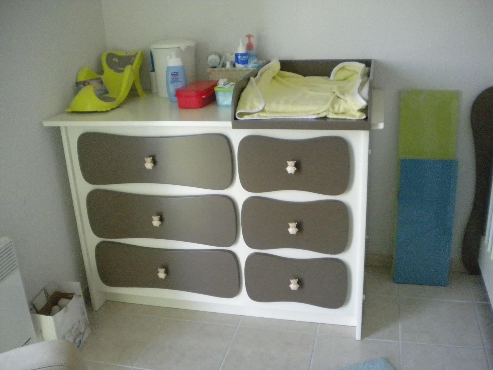 Fabrication de meuble à langer