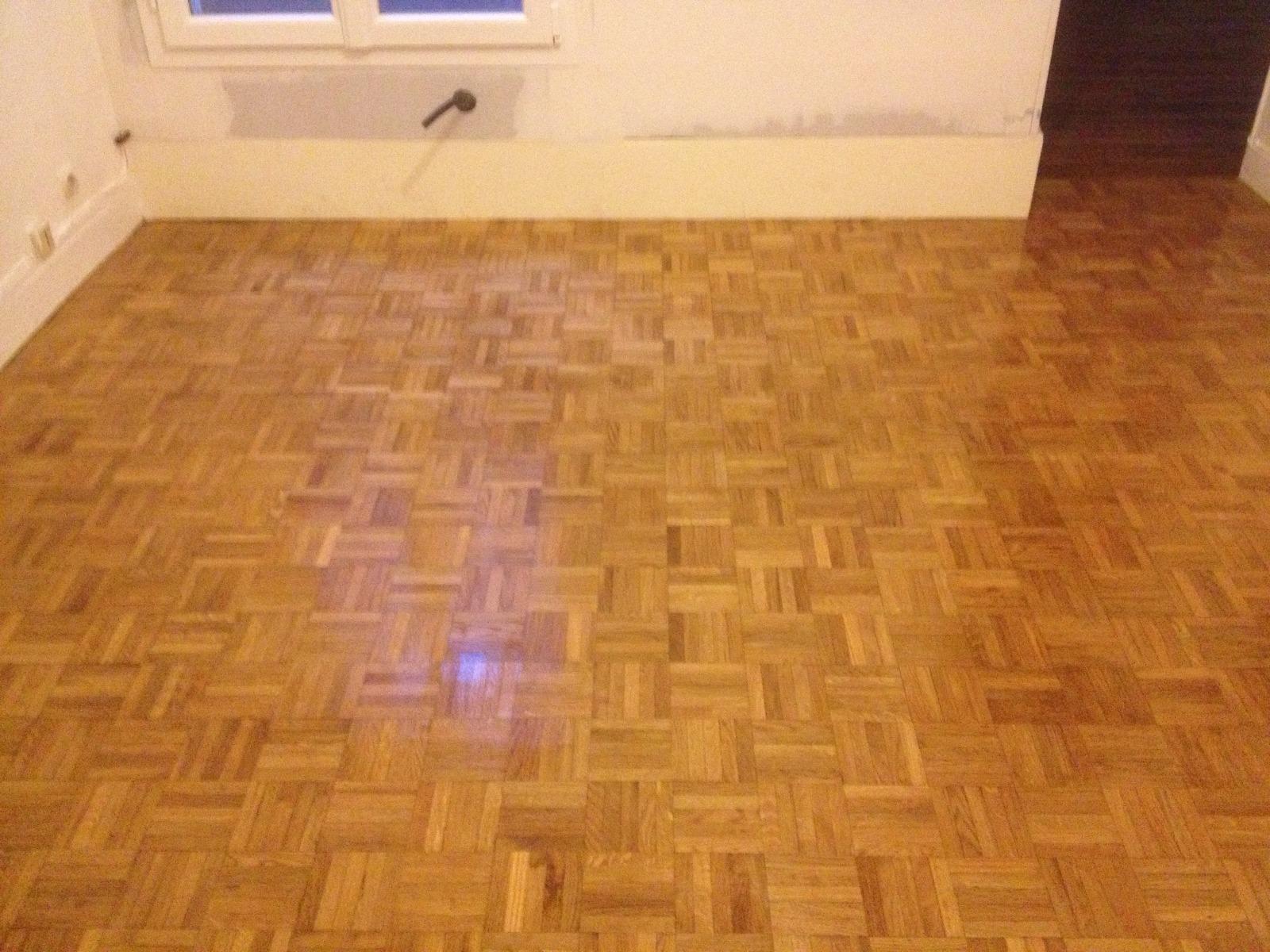 Vitrification de parquet