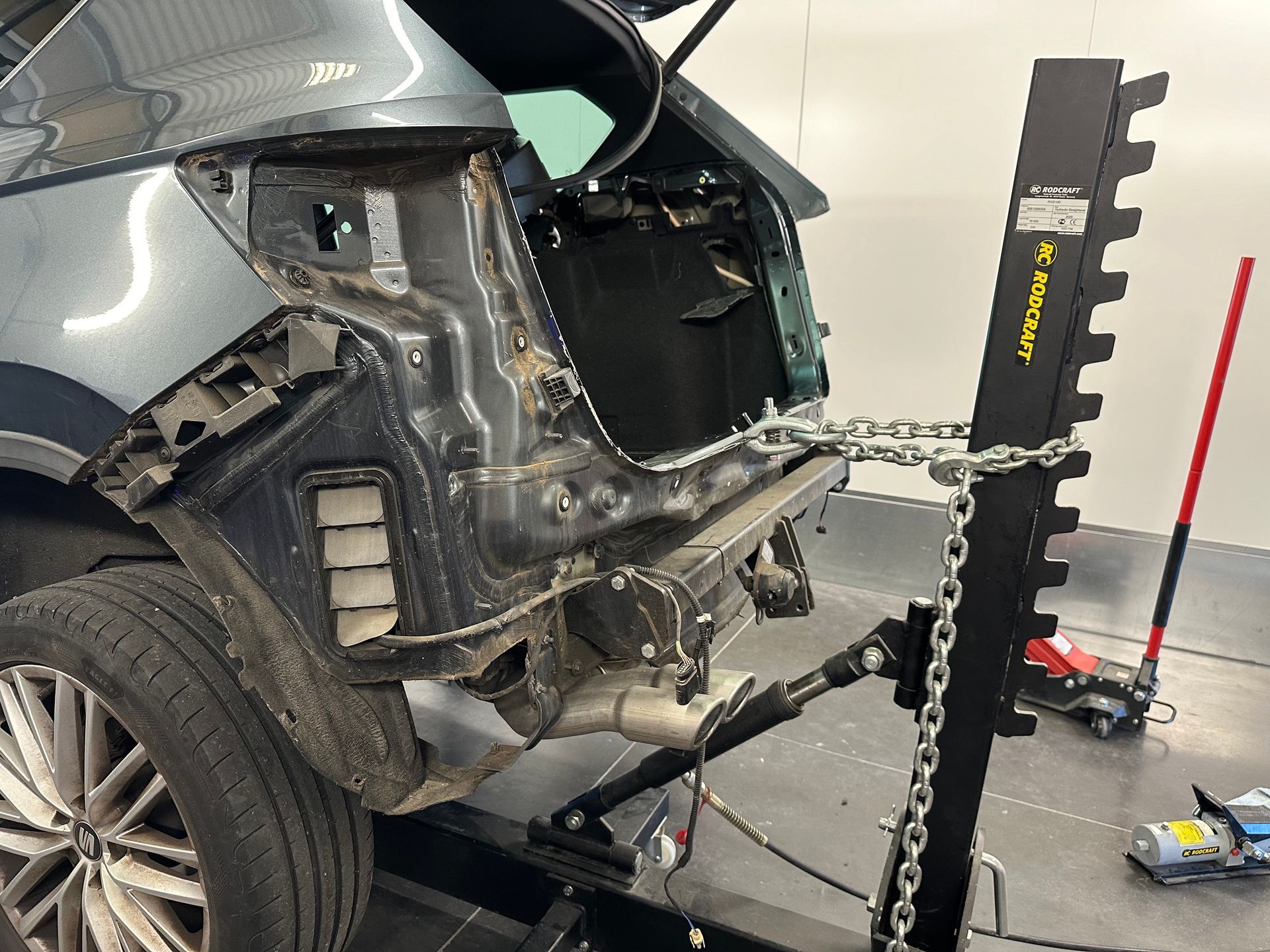 Arrière de voiture désossé