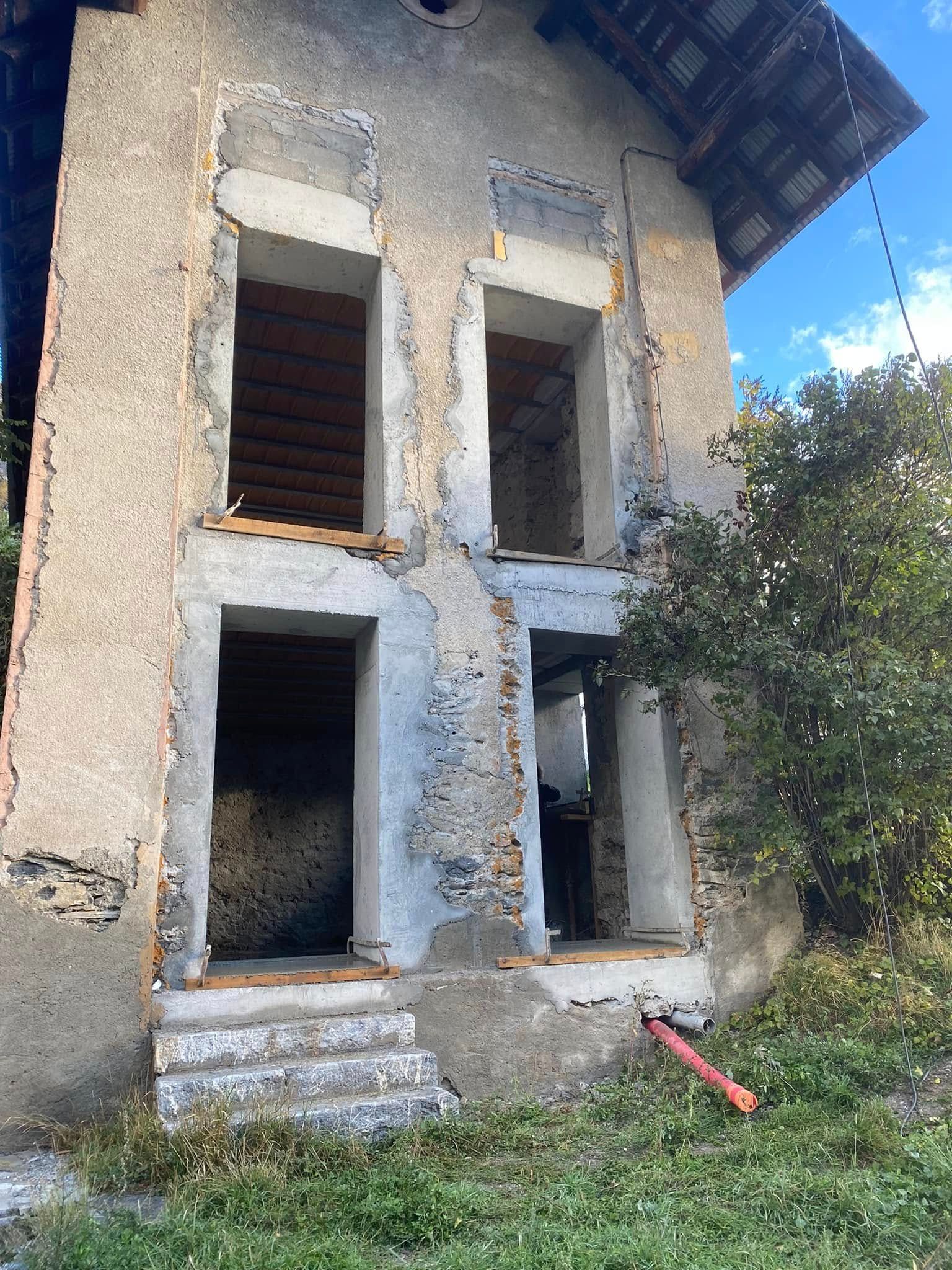 Une maison avant sa rénovation.