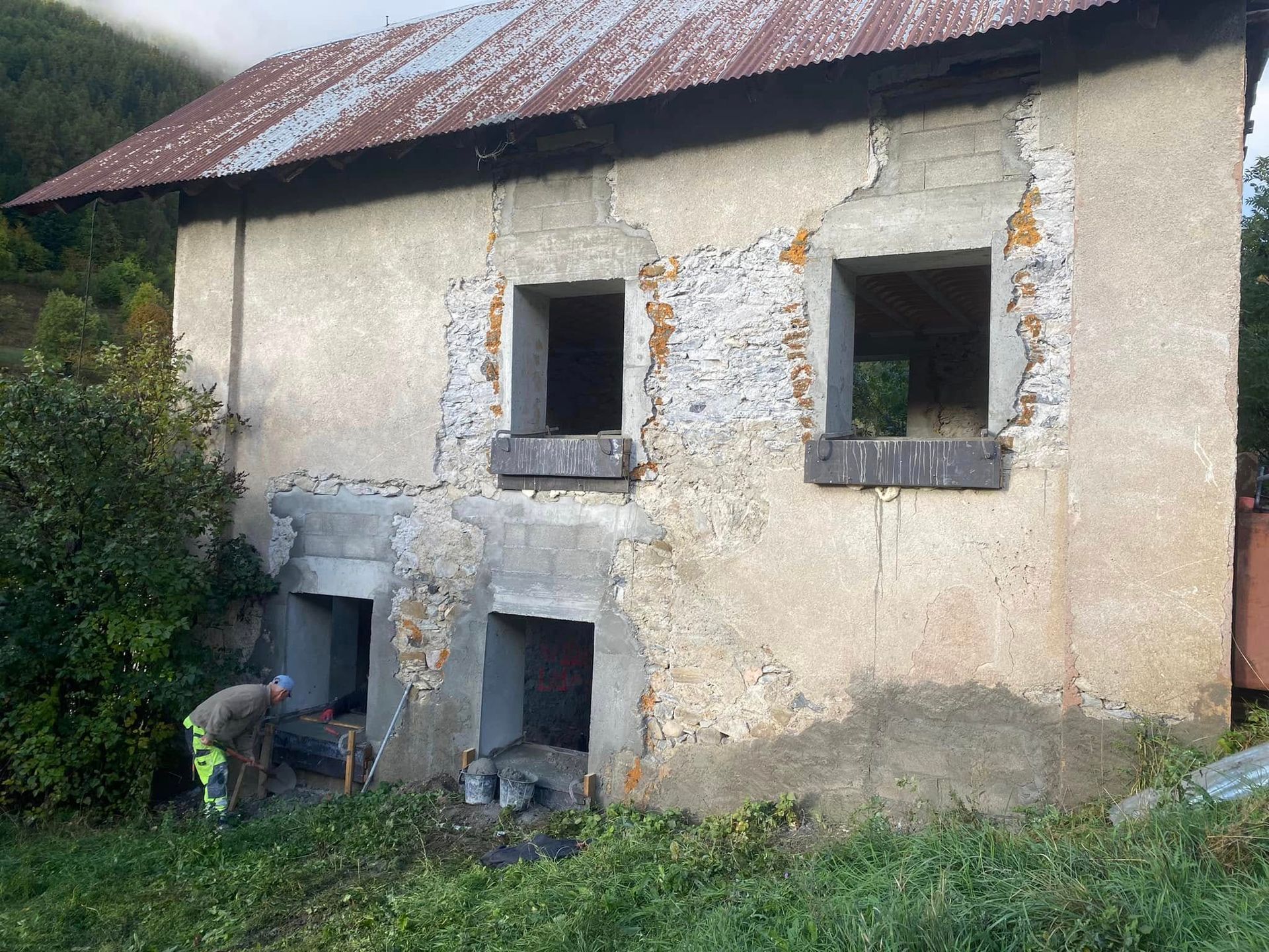 Ancienne maison avant sa rénovation.