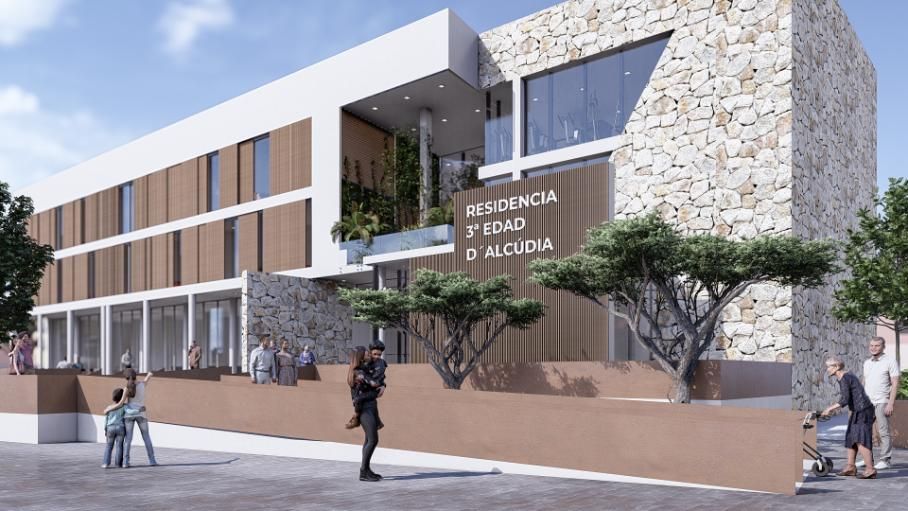 Edificio moderno: Letrero 