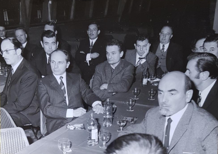 1970 - Nestor CRETAZ avec la direction RENAULT