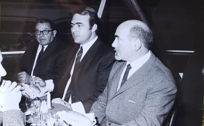 1970 - Nestor CRETAZ avec la direction RENAULT 2