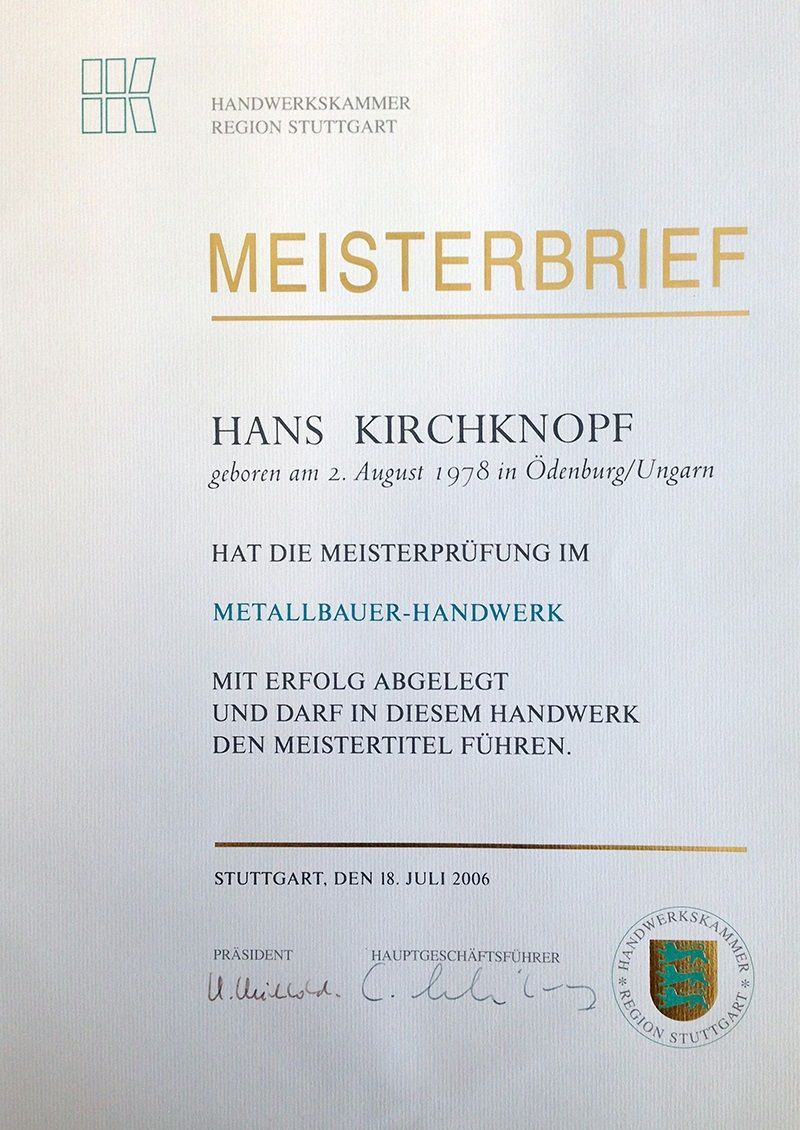 Meisterbrief