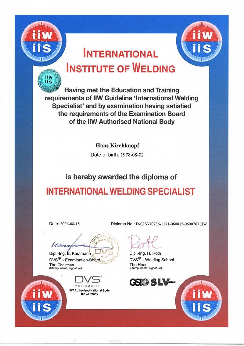 International Institute of Welding