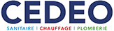 Logo de CEDEO, entreprise de services en sanitaire, chauffage et plomberie.