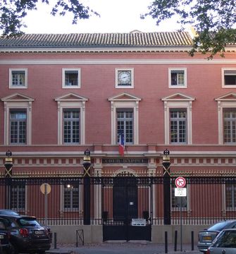 Devanture du tribunal