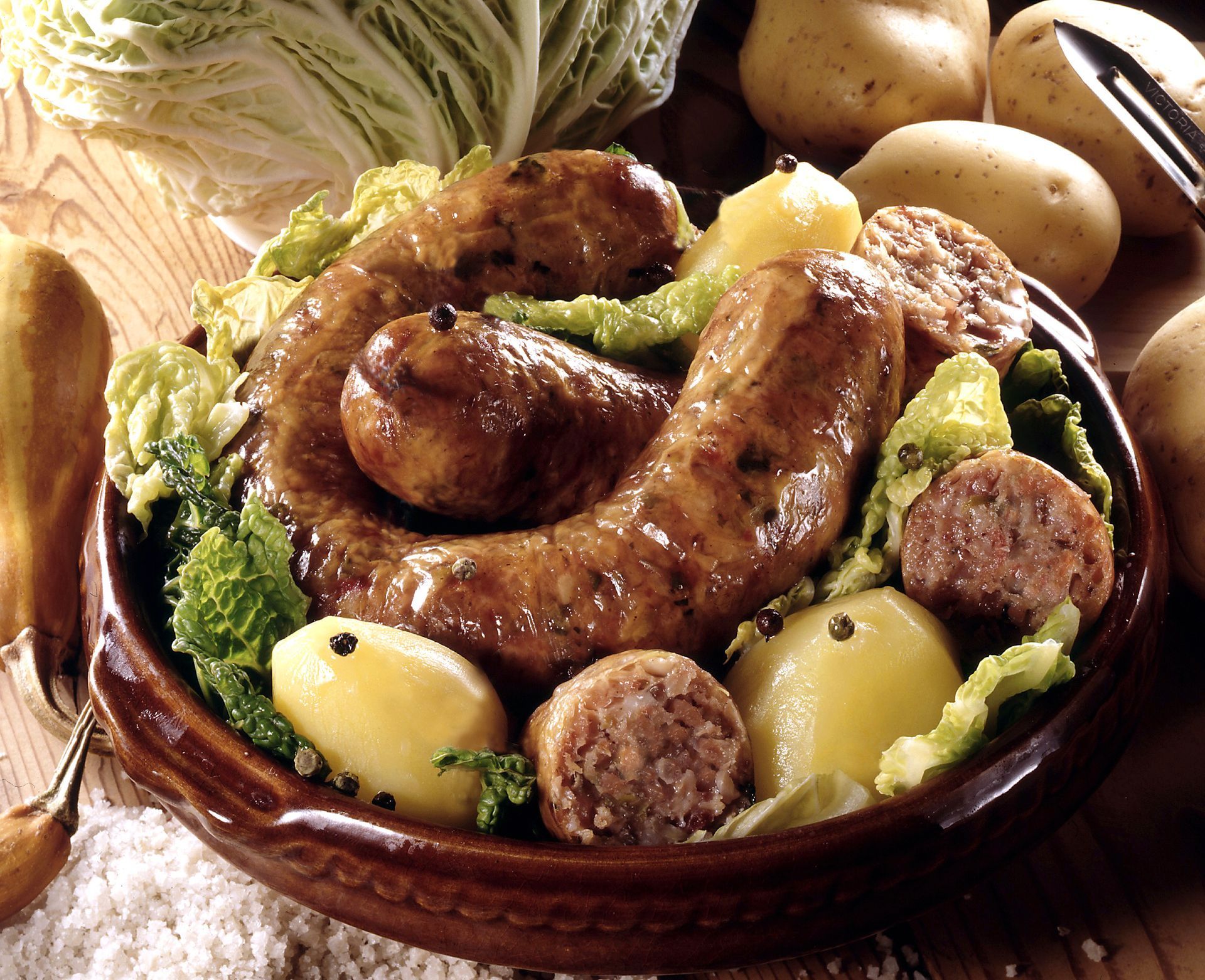 Saucisse de Morteau et choux